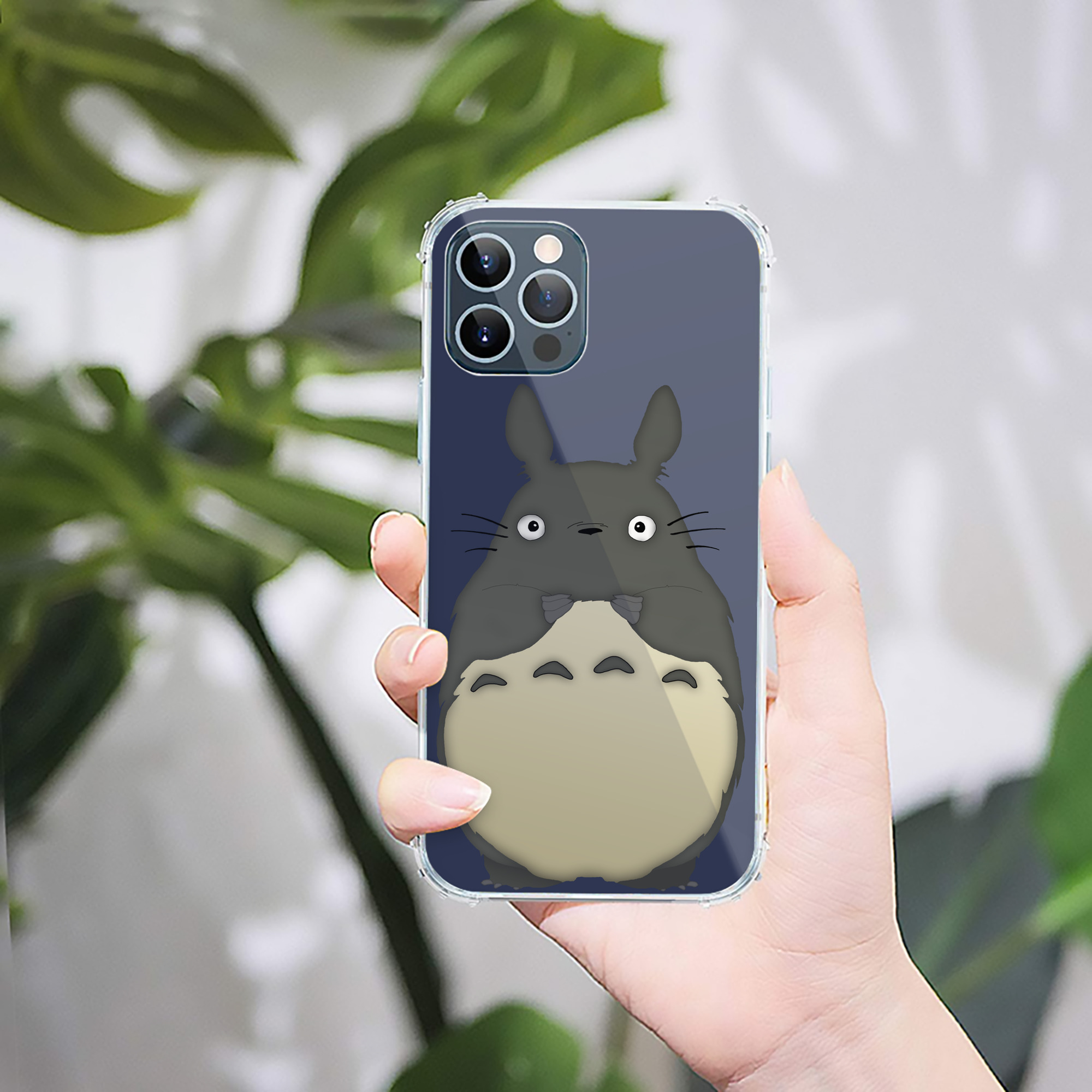 （画像用） となりのトトロ 草壁メイ 草壁サツキ My Neighbor Totoro Satsuki Kusakabe Mei Kusakabe 【iPhone 12シリーズ対応】透明スマホケース（クリアソフトケース）